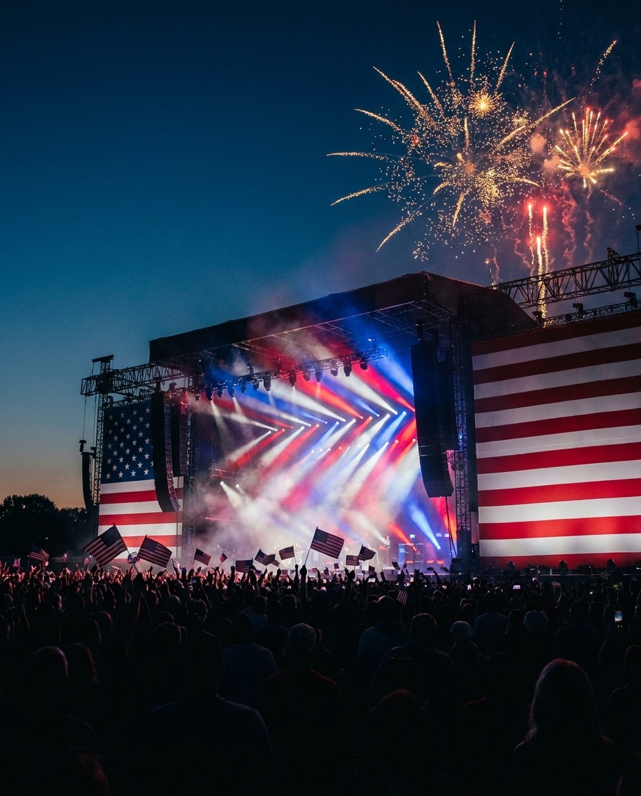 Faith Family Freedom and Fireworks show