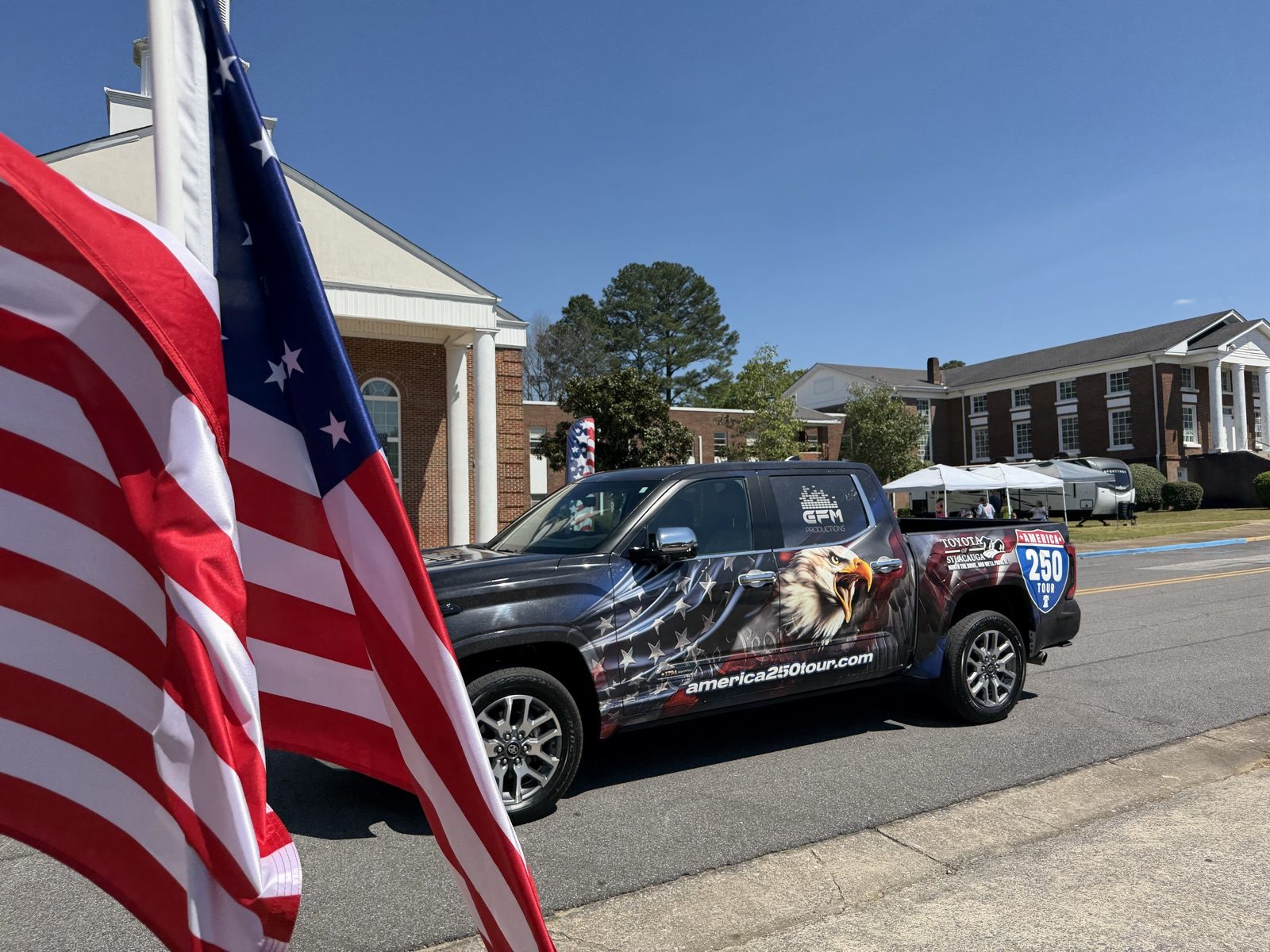 Photo from the Childersburg, Alabama tour stop