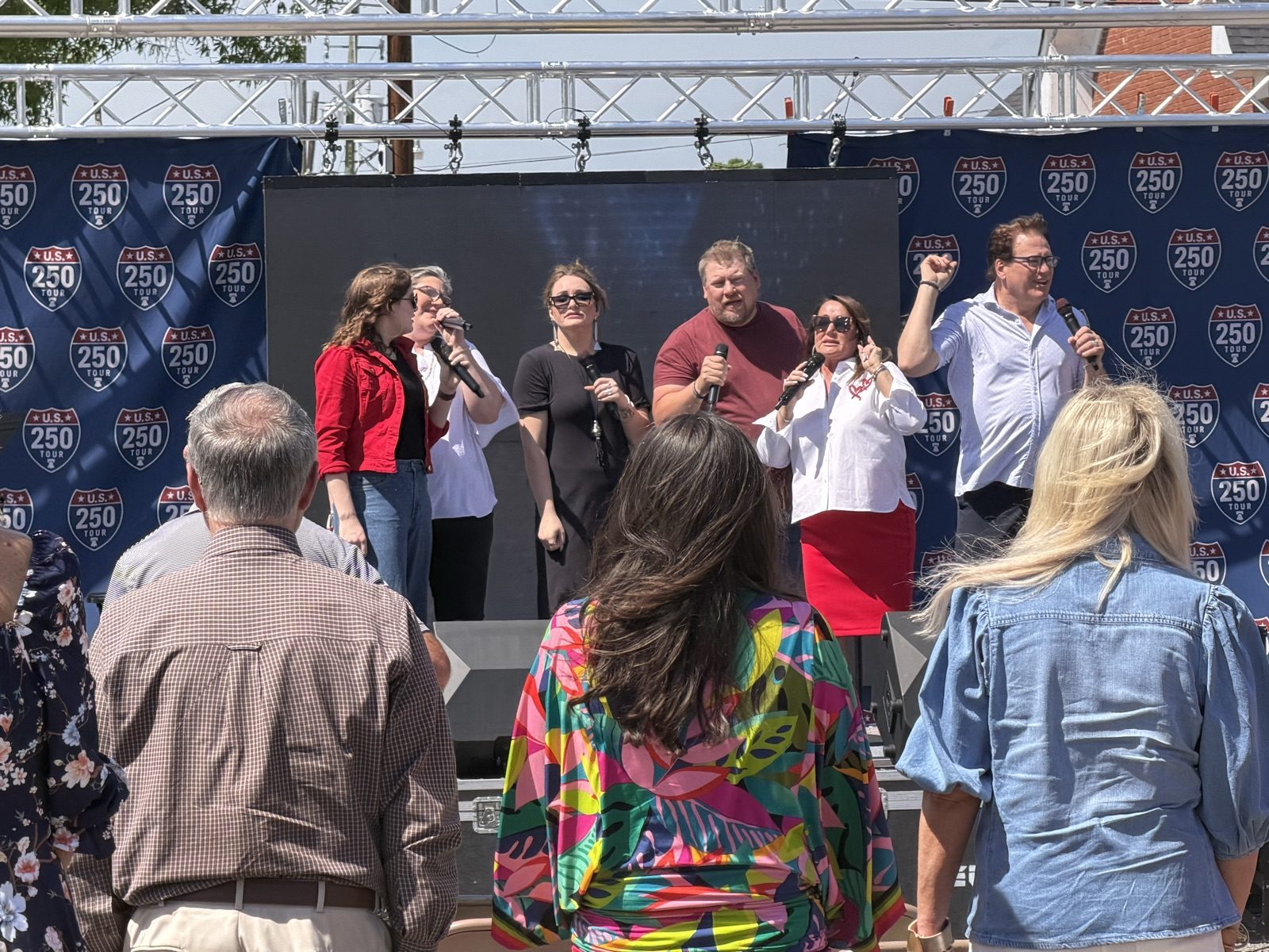Photo from the Childersburg, Alabama tour stop