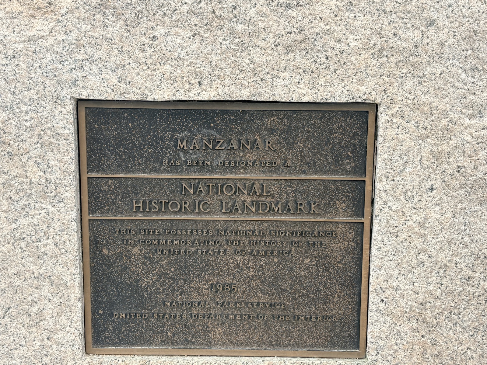 Japanese Internment Memorial · California