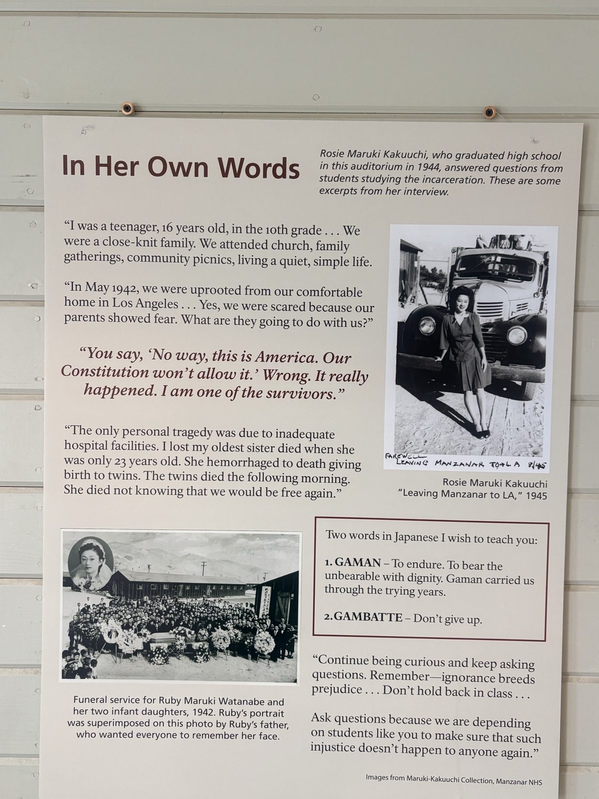 Japanese Internment Memorial · California
