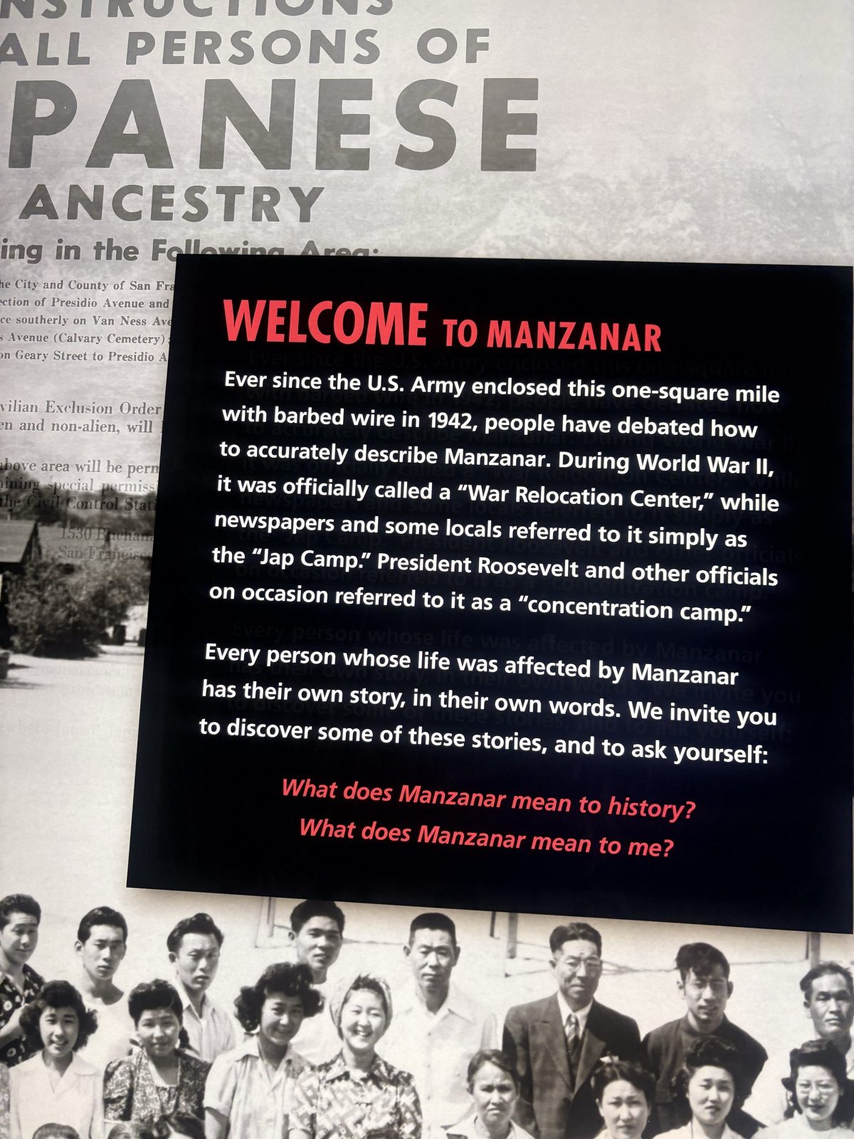 Japanese Internment Memorial · California